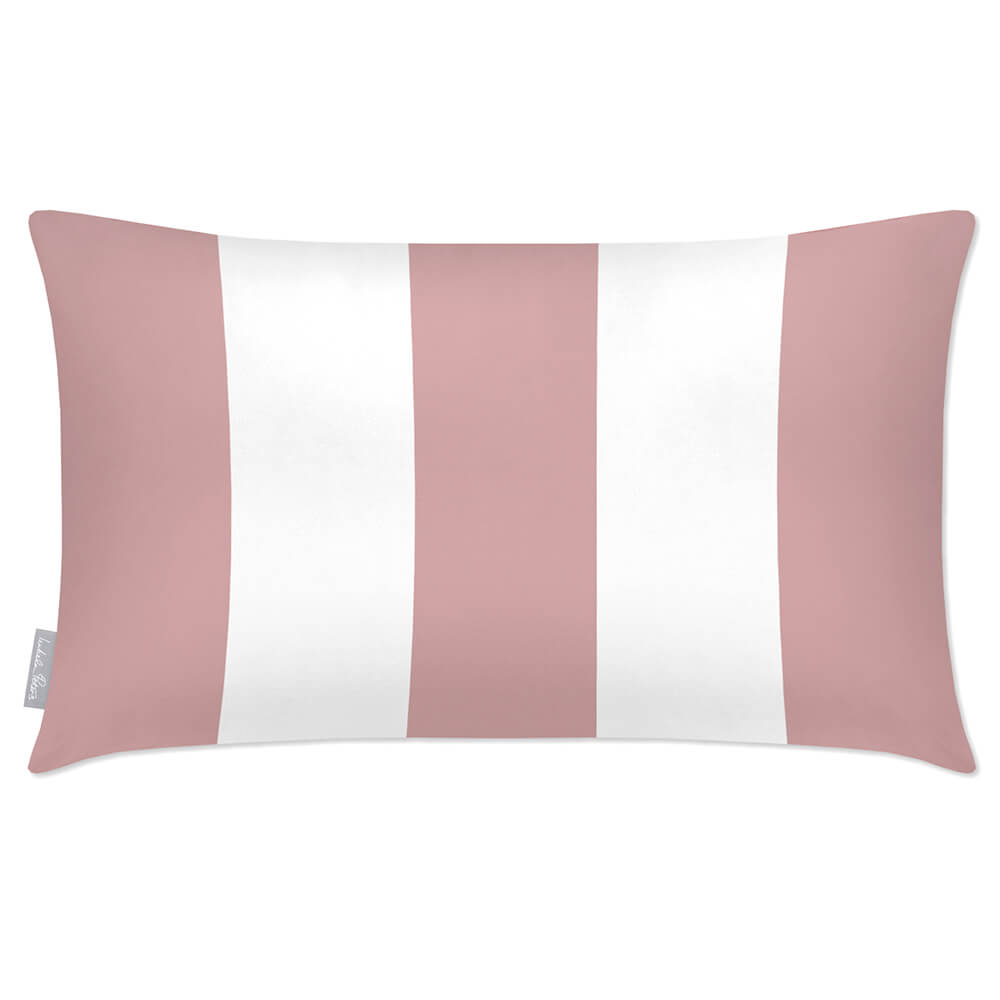 Pink and white striped outdoor cushions hotsell